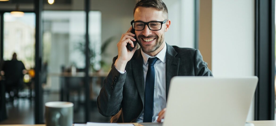 Broker de prepagas llamando a una empresa de su zona